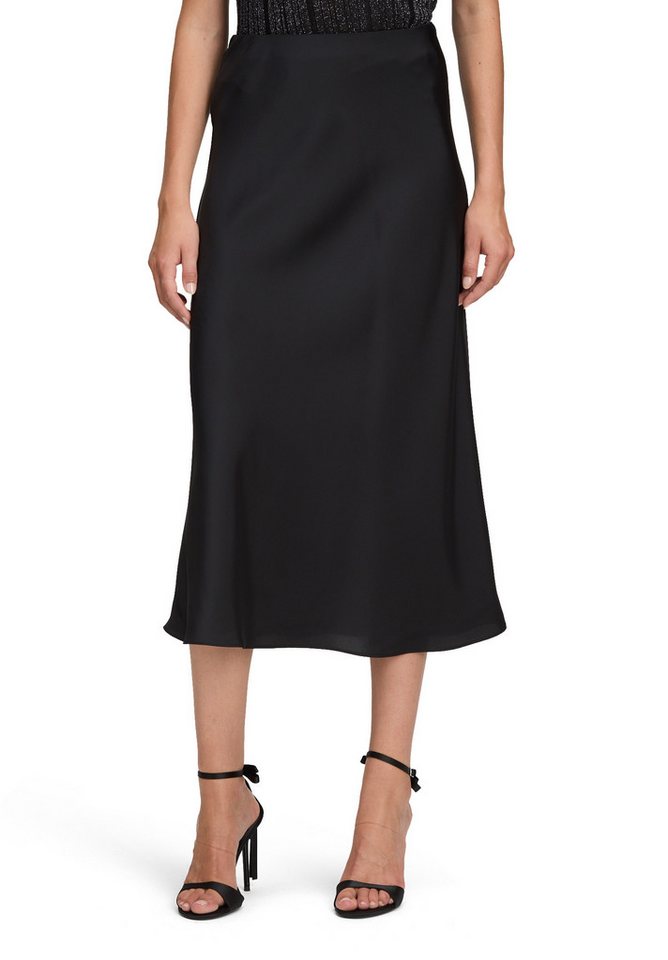 Betty&Co Midirock Damen Satinrock mit elastischem Bund Betty&Co Midirock Damen Satinrock mit elastischem Bund von Betty&Co