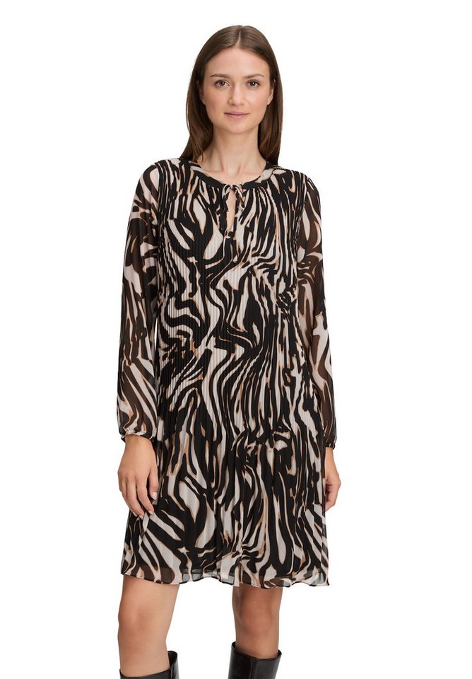 Betty&Co Plisseekleid Damen Plisseekleid langarm von Betty&Co