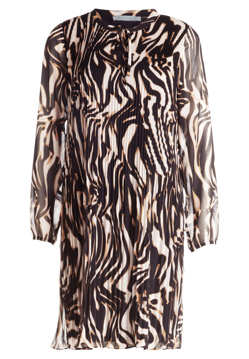 Betty & Co - Plisseekleid beige - Gr. - 42 von Betty & Co