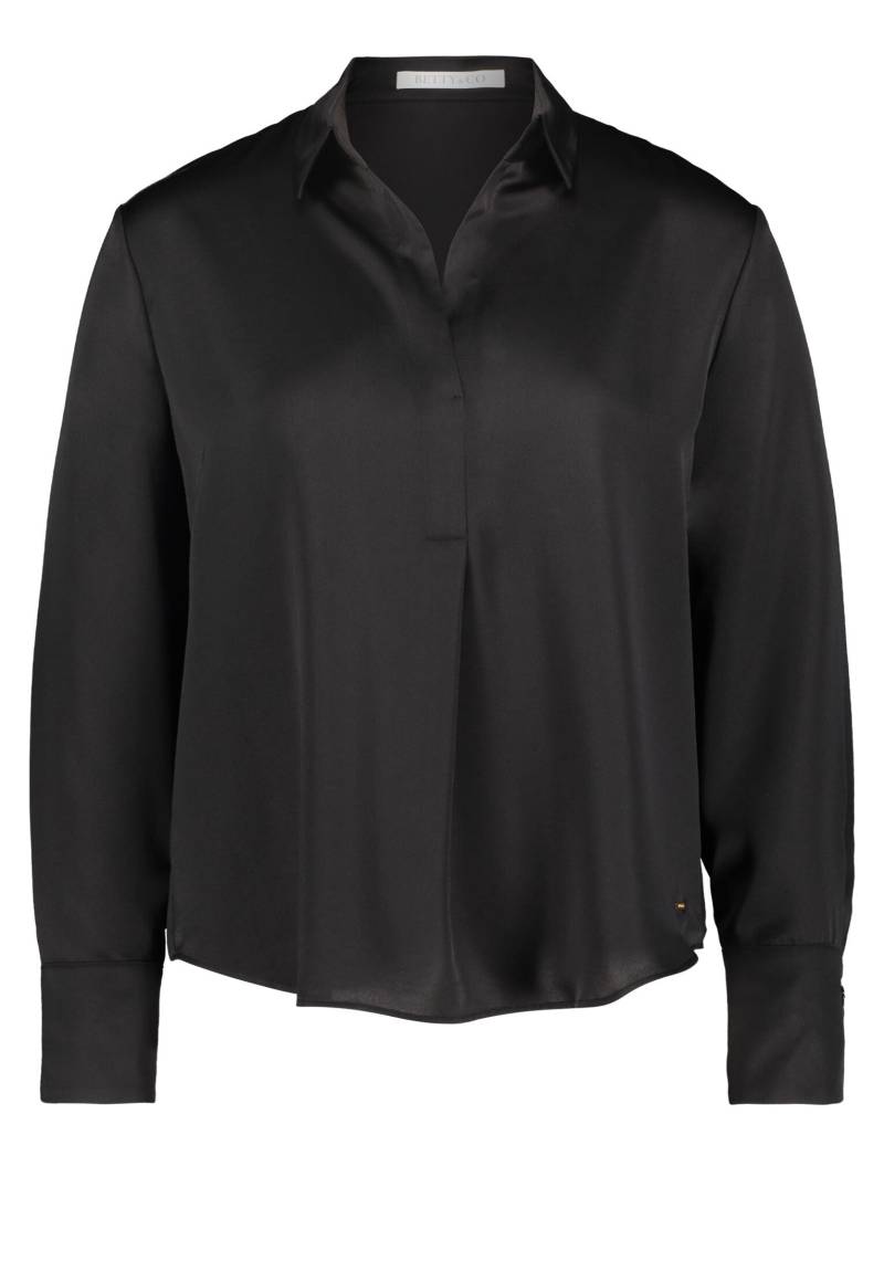 Betty & Co - Satin-Bluse schwarz - Gr. - 46 von Betty & Co