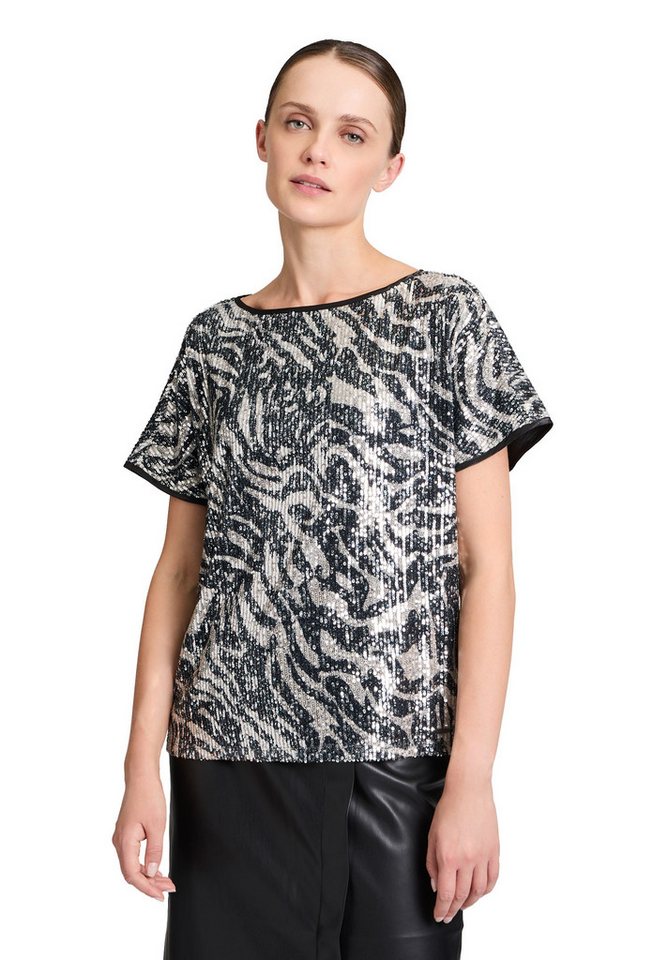 Betty&Co Schlupfbluse Betty & Co Schlupfbluse mit Pailletten Betty&Co Schlupfbluse Betty & Co Schlupfbluse mit Pailletten von Betty&Co