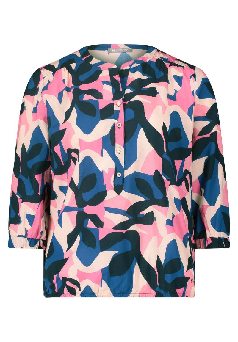 Betty & Co - Schlupfbluse dark blue/pink - Gr. - 36 von Betty & Co