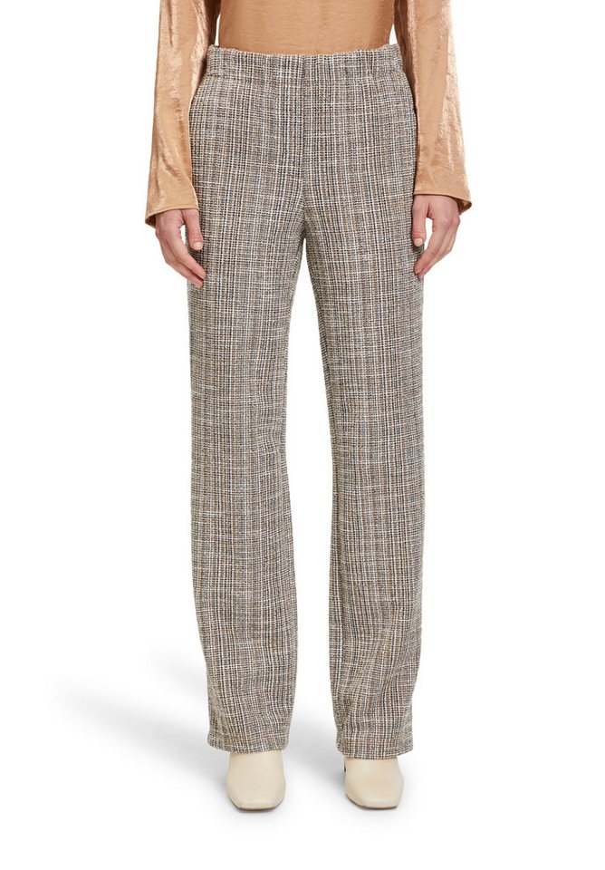 Betty&Co Schlupfhose Damen Schlupfhose mit Struktur Material von Betty&Co