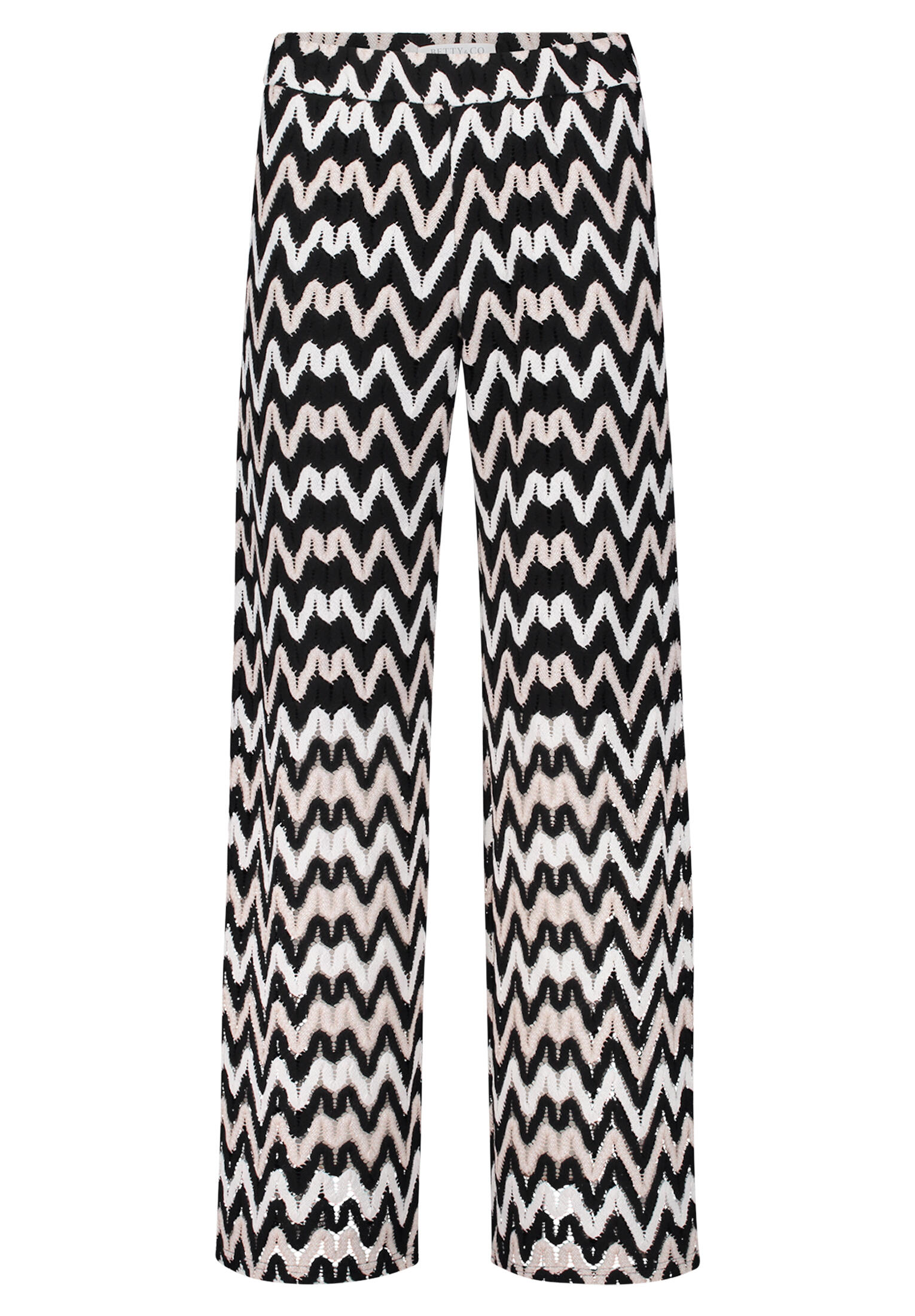 Betty & Co - Schlupfhose schwarz/braun - Gr. - 44 von Betty & Co