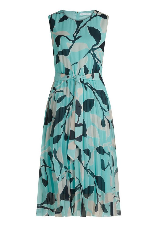 Betty&Co Sommerkleid Kleid Lang ohne Arm, Mint/Nature von Betty&Co