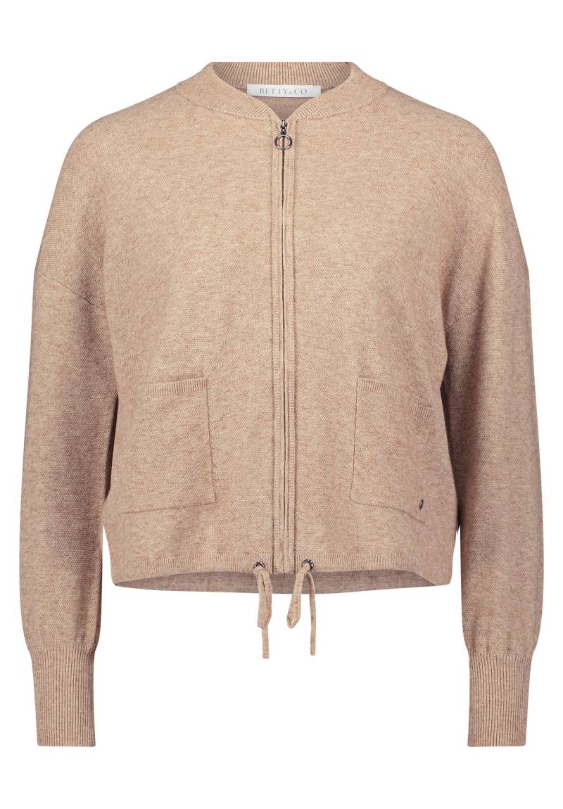 Betty & Co - Strick-Cardigan camel melange - Gr. - 44 von Betty & Co