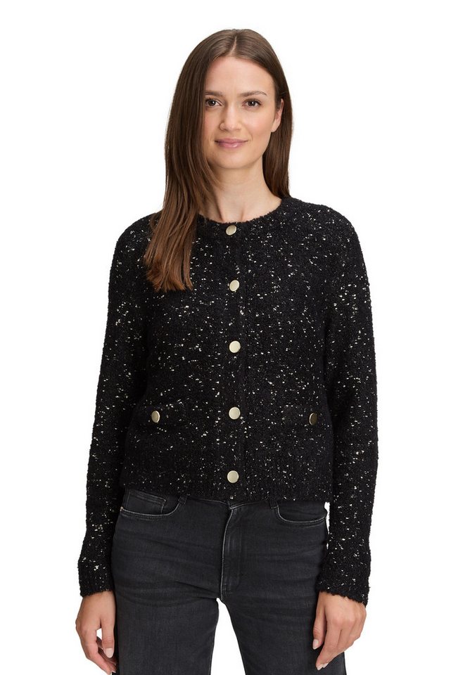 Betty&Co Strickjacke Damen Strick-Cardigan mit Lurexfaden (1-tlg) von Betty&Co