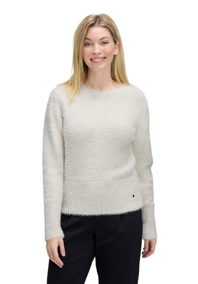 Betty&Co Strickpullover Damen Strickpullover mit V-Ausschnitt (1-tlg) von Betty&Co