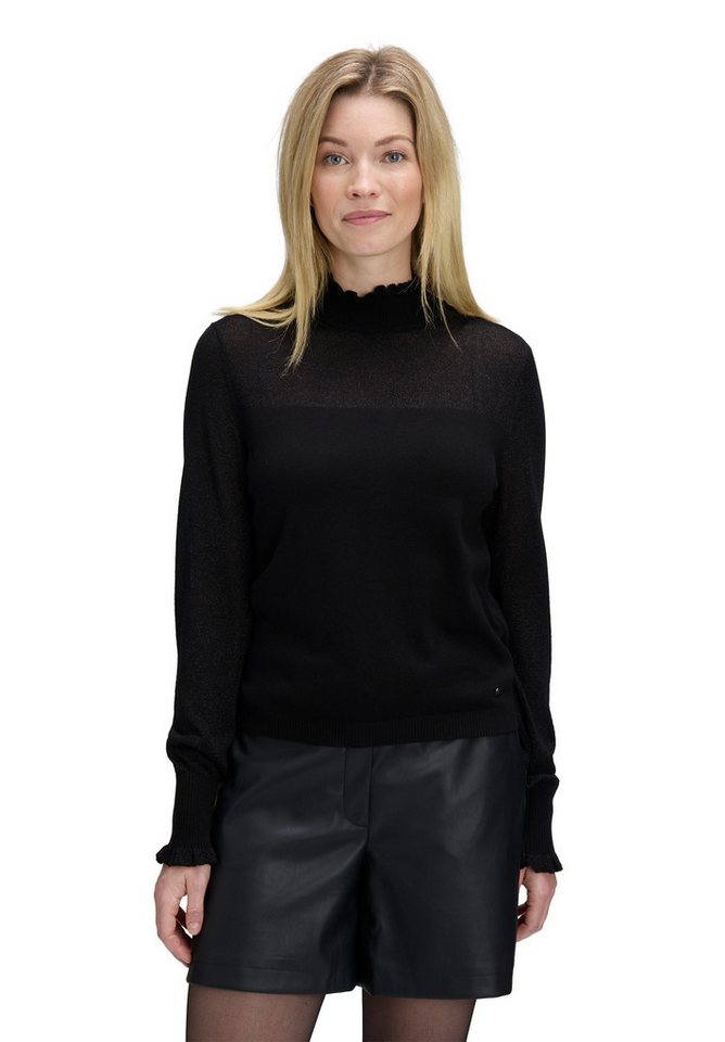 Betty&Co Strickpullover Damen Strickpullover mit Lurexfaden (1-tlg) von Betty&Co