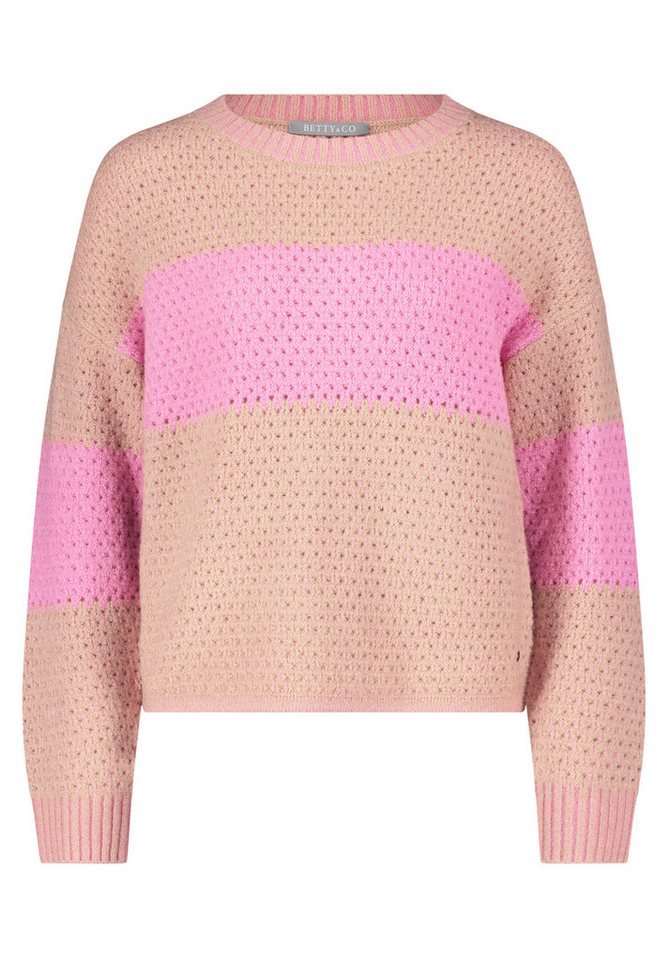 Betty&Co Strickpullover Strickpullover Kurz 1/1 Arm von Betty&Co