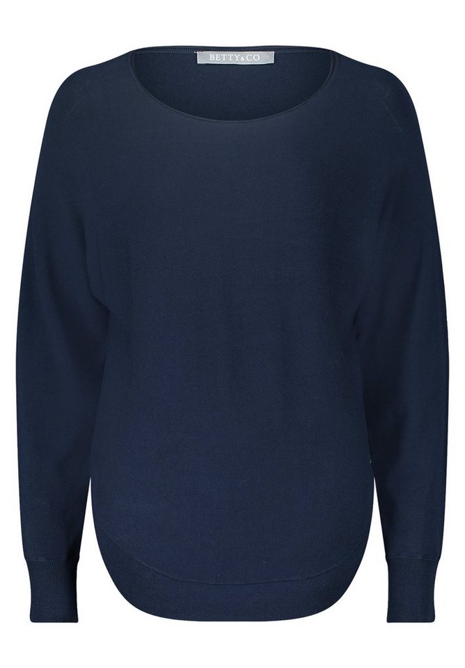 Betty&Co Strickpullover Strickpullover Lang 1/1 Arm von Betty&Co