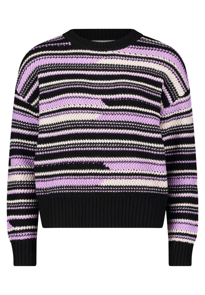 Betty & Co - Strickpullover black/lilac - Gr. - 38 von Betty & Co