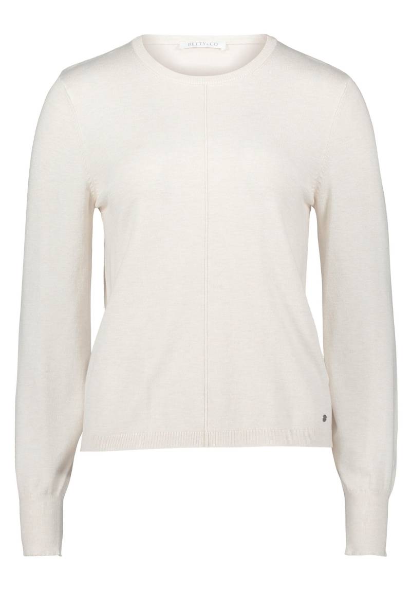 Betty & Co - Strickpullover bright cream melange - Gr. - 46 von Betty & Co