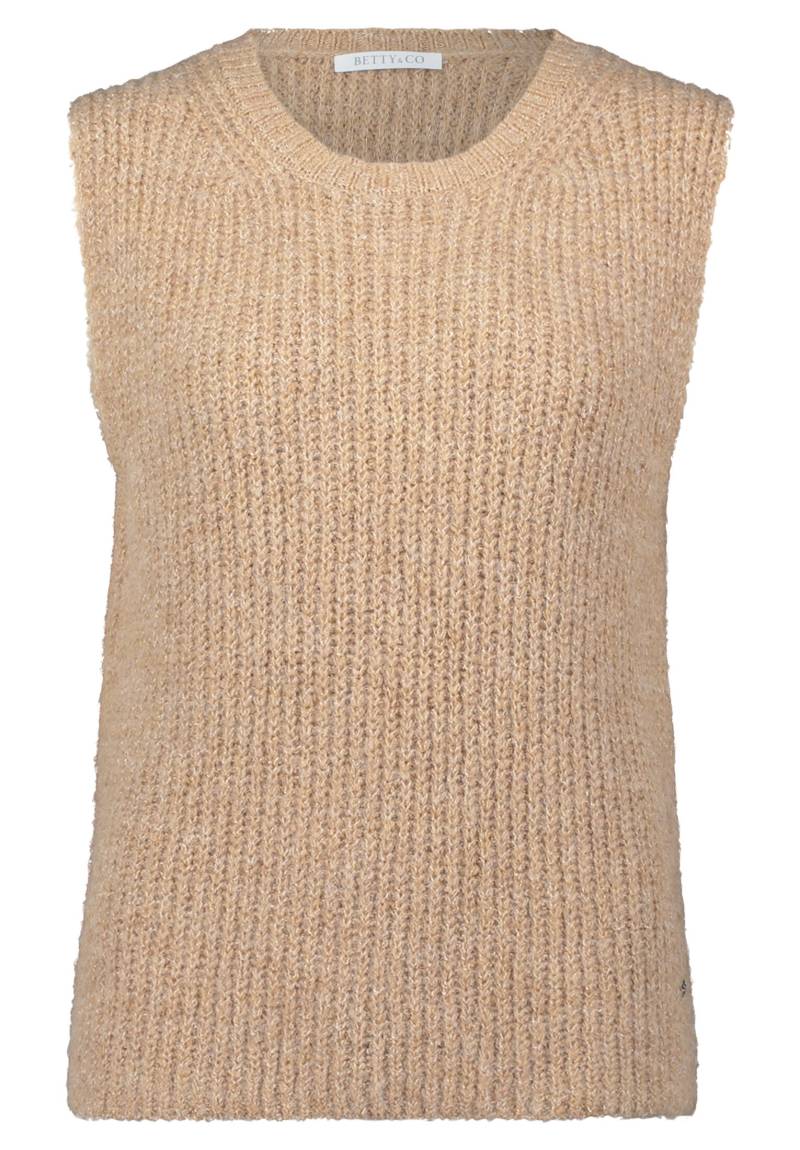Betty & Co - Strickpullover camel melange - Gr. - 42 von Betty & Co