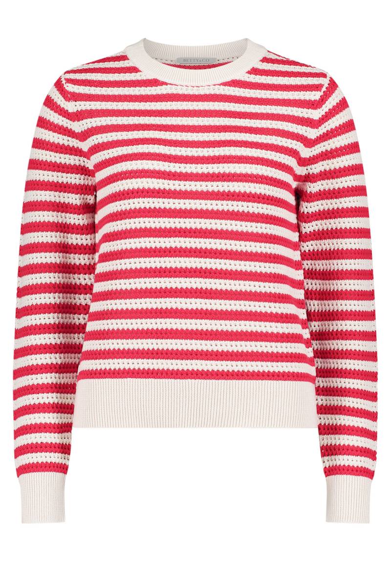 Betty & Co - Strickpullover cream/red - Gr. - 46 von Betty & Co