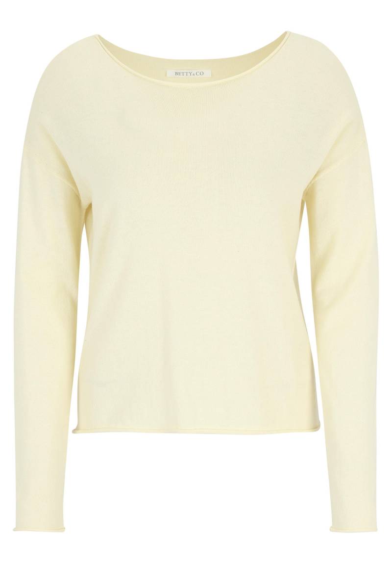 Betty & Co - Strickpullover gelb - Gr. - 46 von Betty & Co