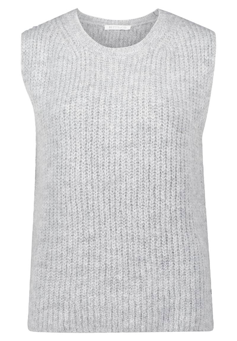 Betty & Co - Strickpullover light silver melange - Gr. - 40 von Betty & Co