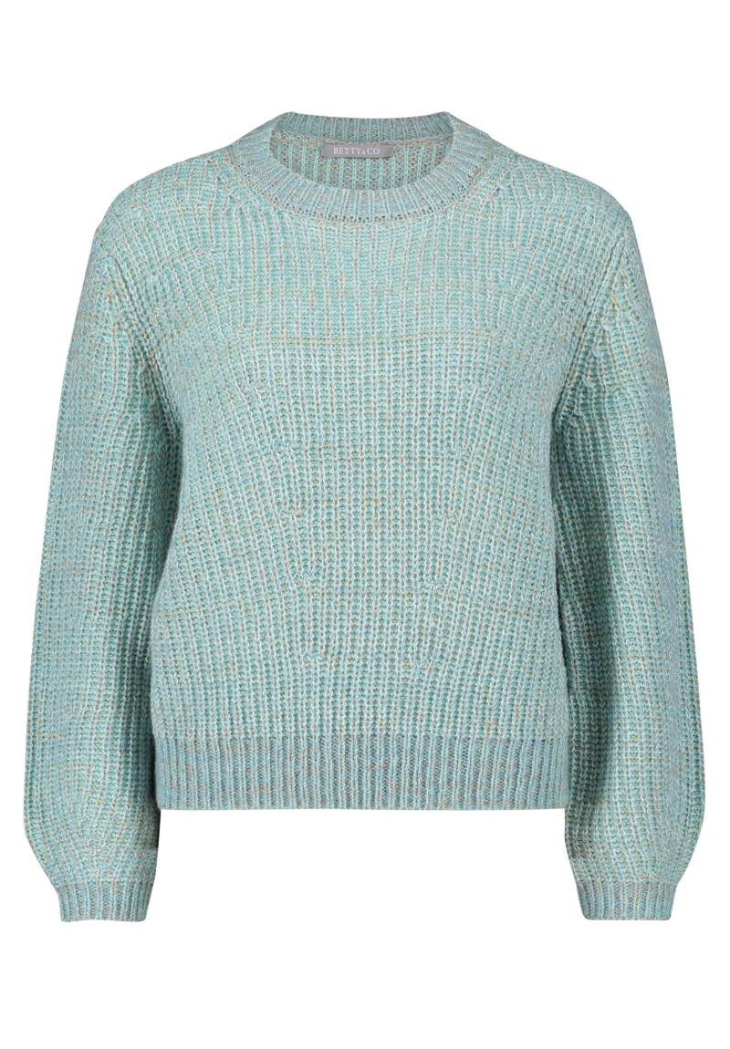 Betty & Co - Strickpullover mint/camel - Gr. - 46 von Betty & Co