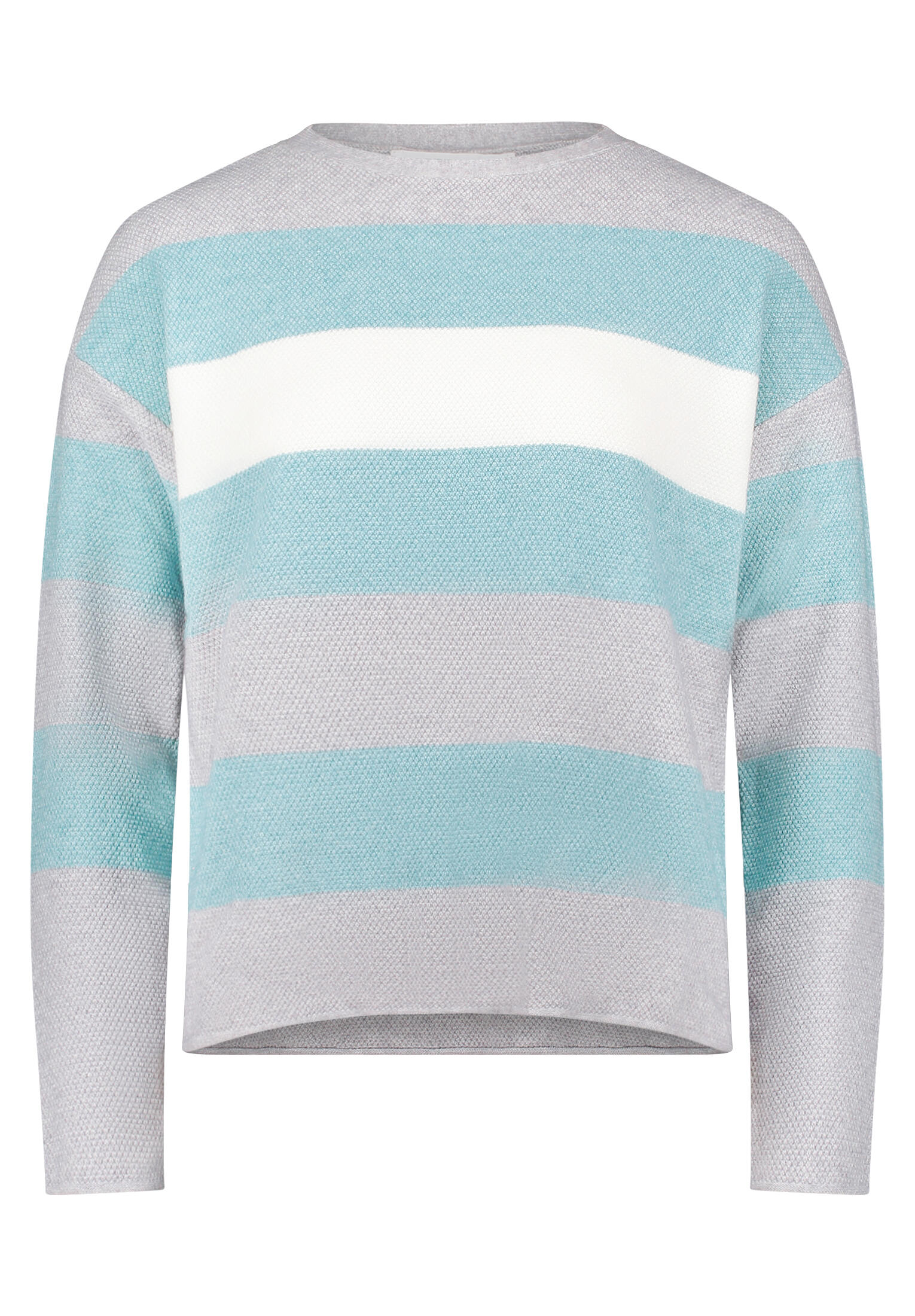 Betty & Co - Strickpullover mint/grey - Gr. - 46 von Betty & Co