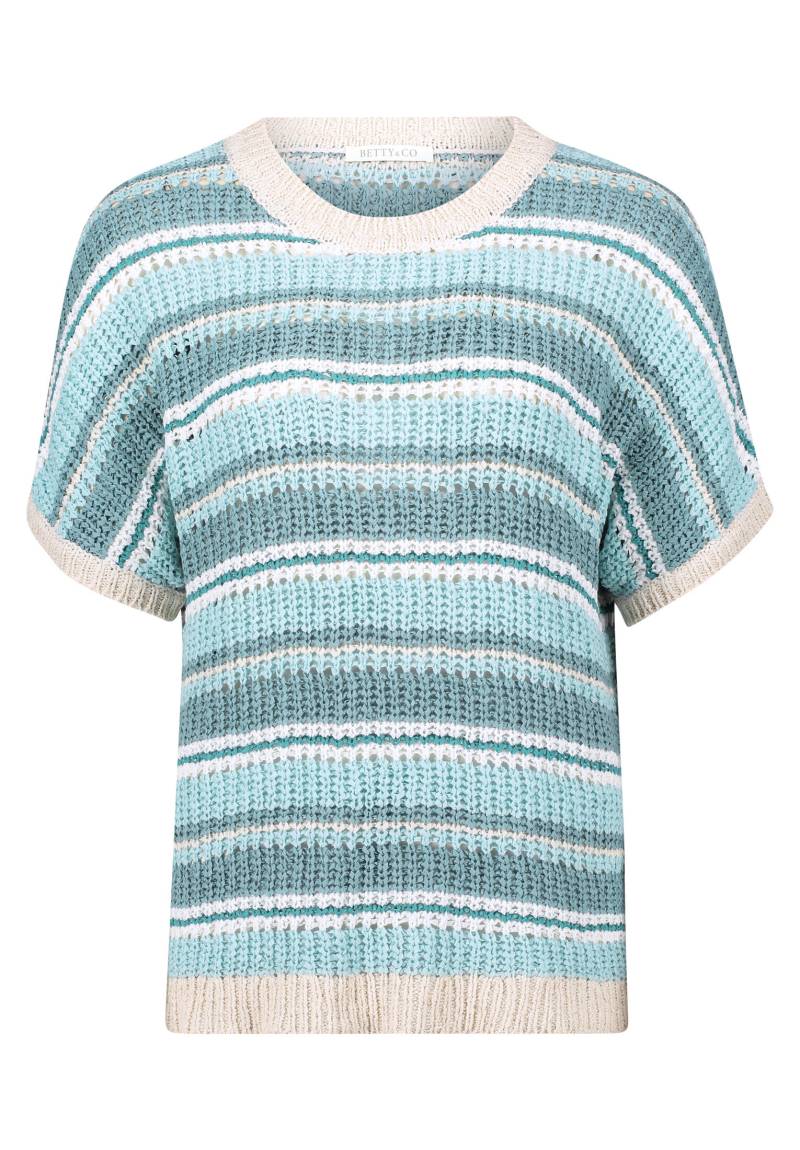 Betty & Co - Strickpullover mint/nature - Gr. - 36 von Betty & Co