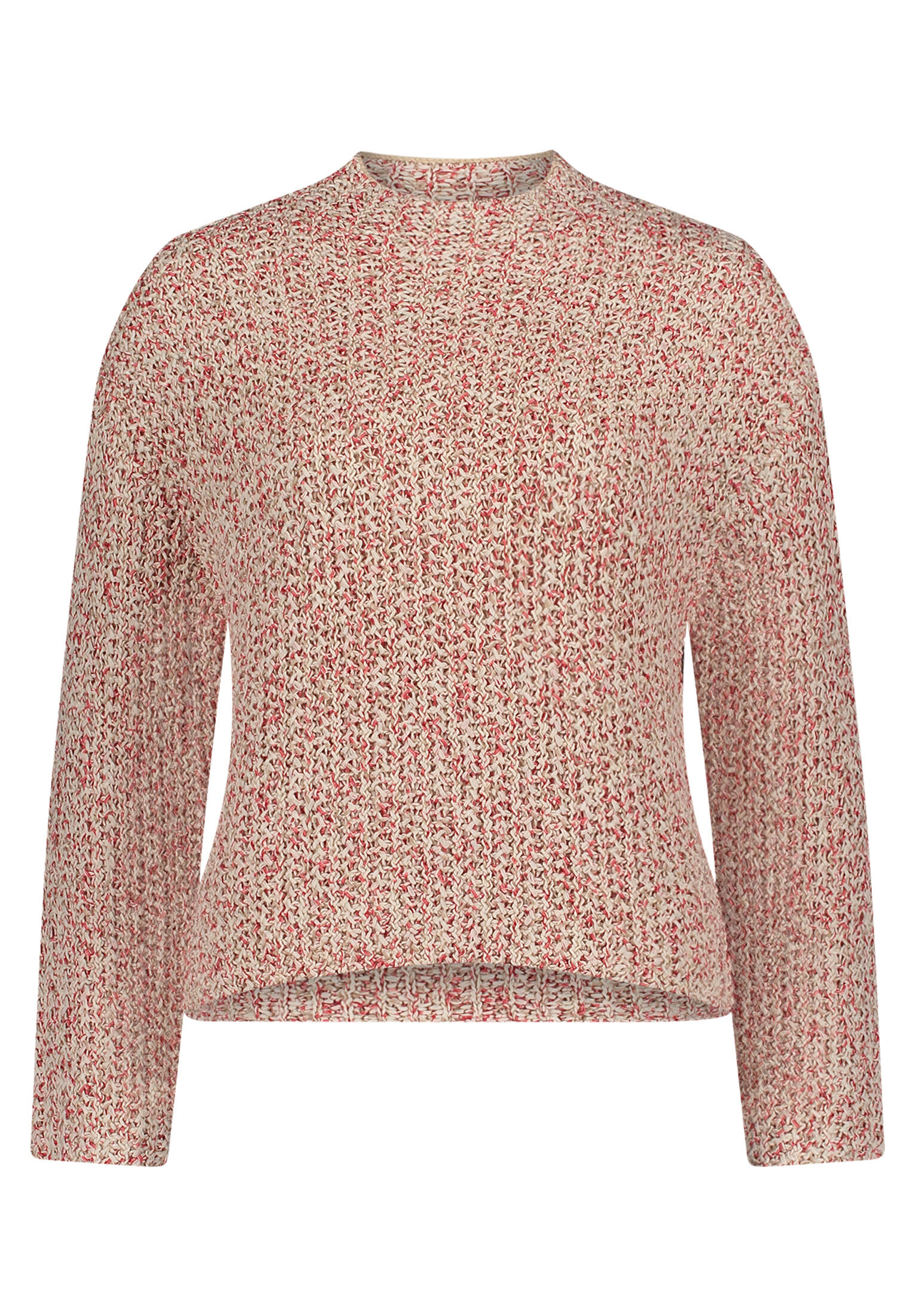 Betty & Co - Strickpullover nature/red - Gr. - 36 von Betty & Co