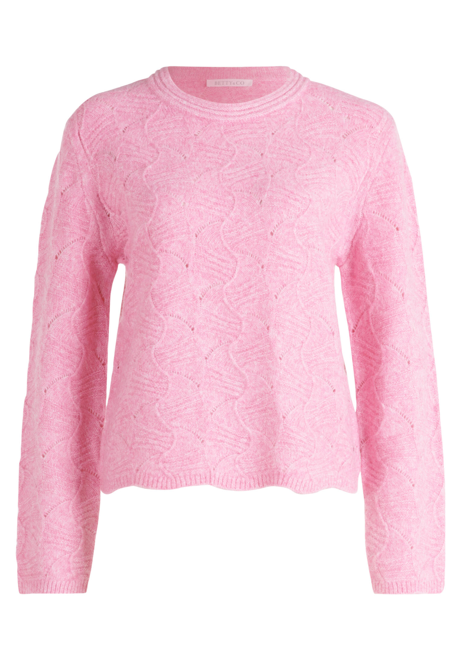 Betty & Co - Strickpullover rose melange - Gr. - 44 von Betty & Co