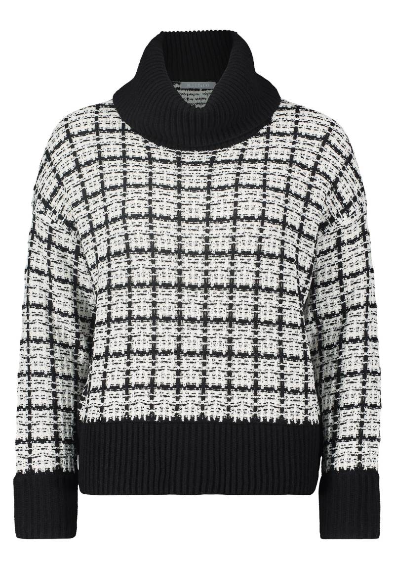 Betty & Co - Strickpullover schwarz/weiß - Gr. - 38 von Betty & Co