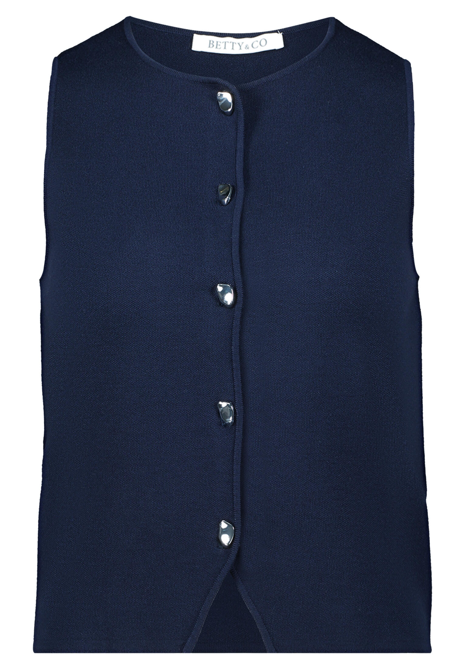 Betty & Co - Strickweste dunkelblau - Gr. - 42 von Betty & Co