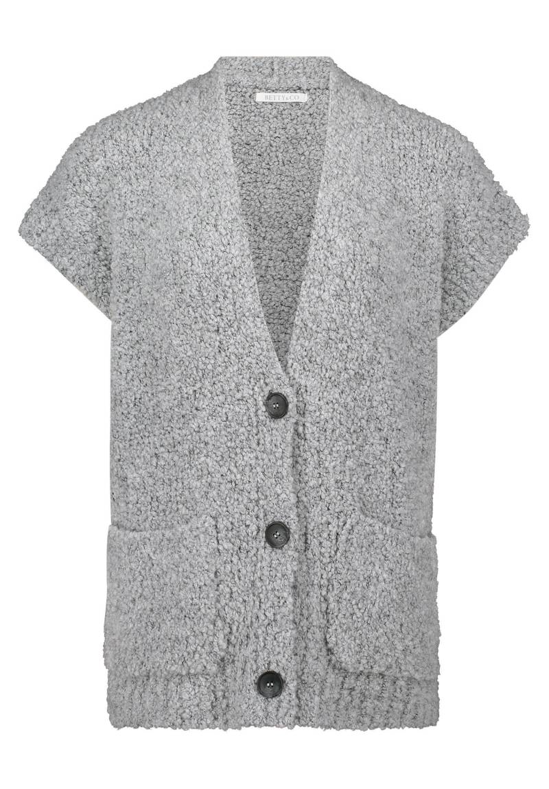 Betty & Co - Strickweste light silver melange - Gr. - L von Betty & Co