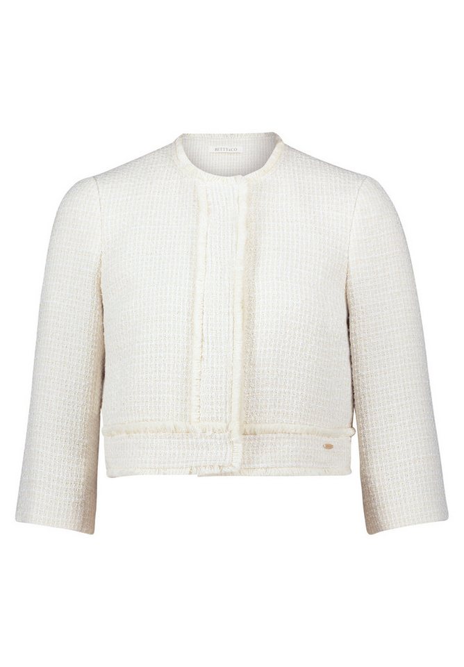 Betty&Co Sweatblazer Bolero-Jacke von Betty&Co