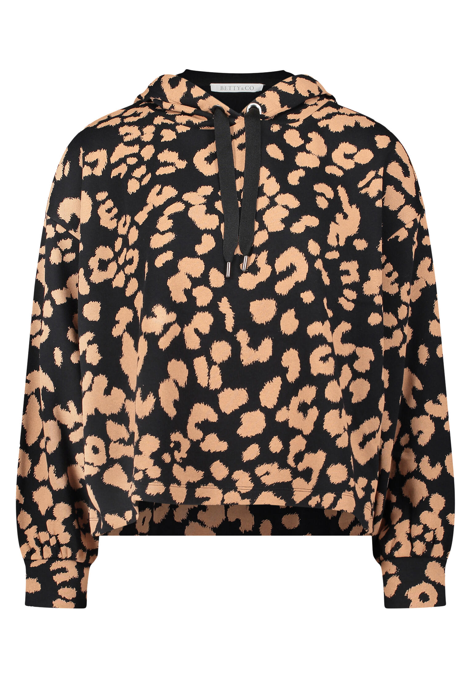 Betty & Co - Sweatpullover black/camel - Gr. - M von Betty & Co