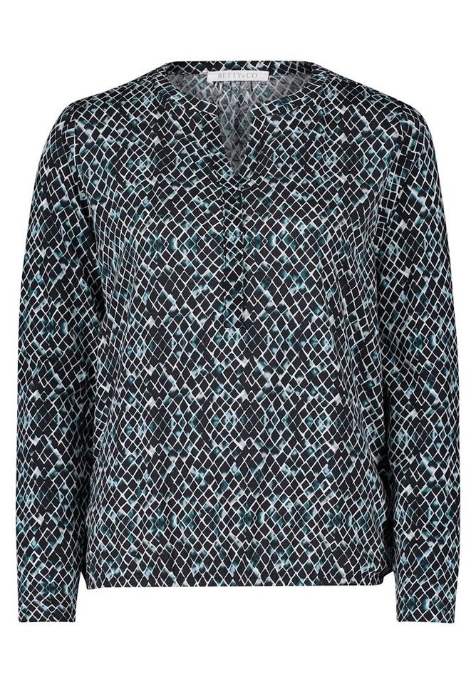 Betty&Co T-Shirt Shirt Kurz 1/1 Arm Mint/Black von Betty&Co