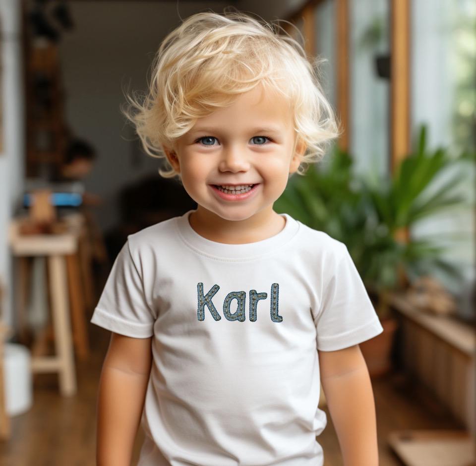 T-Shirt Mit Name, Personalisiert von BettyKids