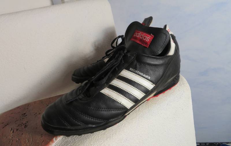Vintage Adidas 1974S Weltmeister Beckenbauer Soccer Shoes Black White 3 Stripes Leather Sz. Uk 11, 5 Us 12, 5 Eu 47 Mens Lace Up Vintage Adidas 1974S Weltmeister Beckenbauer Soccer Shoes Black White 3 Stripes Leather Sz. Uk 11, 5 Us 12, 5 Eu 47 Mens Lace Up von BettysVintageHouse