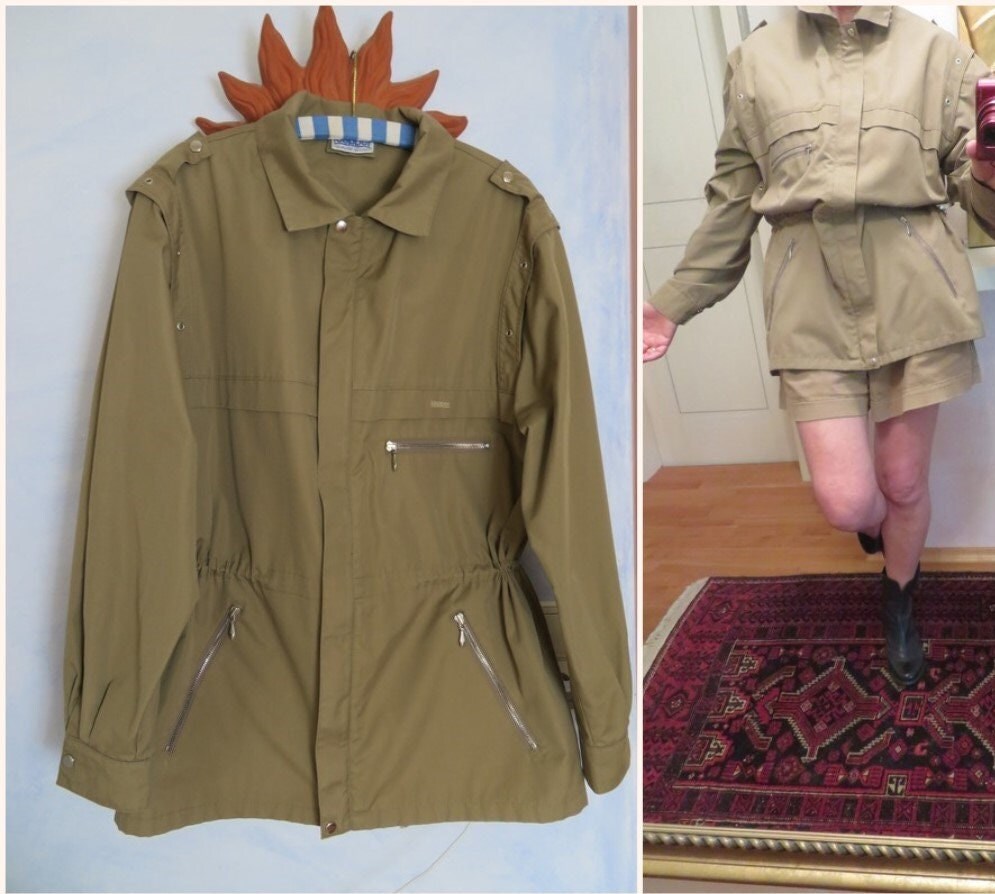 Vintage Canvas Parka Mens Size Xxl Waterrepellent Jacket Worker Utility Workwear Anorak 70S 80S Soldier Fishermen Hunter Safari Klepper Coat von BettysVintageHouse