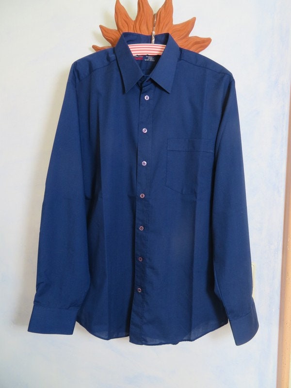 Vintage Seidensticker Praktifit Hemd Pflegeleichte Bluse Shirt Plein Worker Overshirt German 90Er von BettysVintageHouse