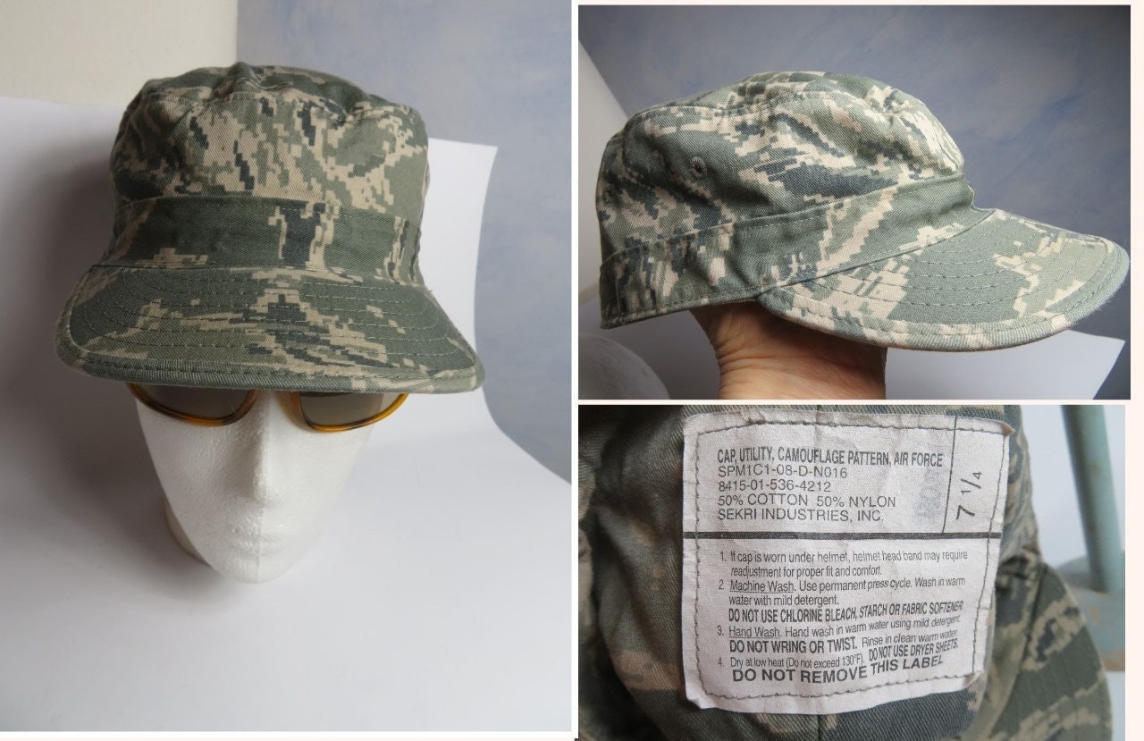 Vintage Us Army Acu Digital Patrol Cap Size 7, 25 Sekri Industries, Inc. | Original Made in Usa To Wear Under Helmet von BettysVintageHouse