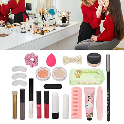 14-teiliges Make-up-Geschenkset, Komplettes Make-up-Set, 20 Farben, Lidschatten, Lippenstift, Rouge, Augenbrauenstift, Langlebiges Make-up, Wasserdicht und Schweißbeständig, Einfach Aufzutragen, Sehr von Betued