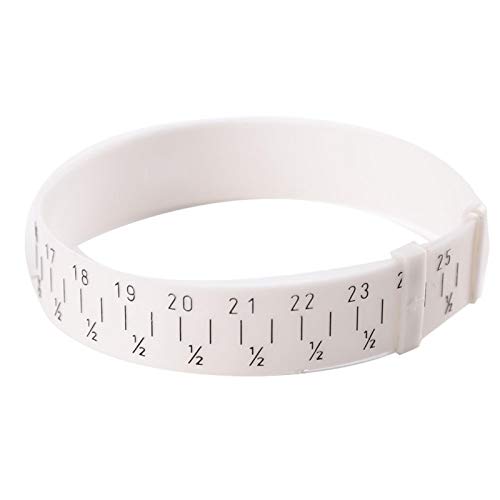 15-25cm Ringmaßmessgerät, Kunststoff Armband Größenmesser, Kunststoff Armband Armreif, Messgerät Sizer Schmuck Messen Handgelenk Größe Werkzeug von Vineen