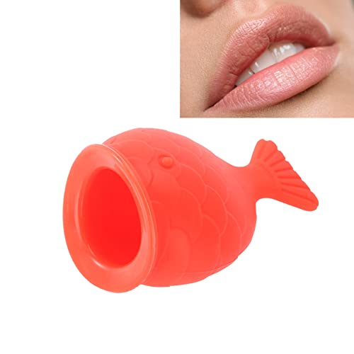 Lips Plumping Tool, Lippenpralling Silikon Werkzeug, Frauen tragbare fischförmige Lippen praller Enhancer Lippenverbesserungsgerät Beauty Tool von Betued