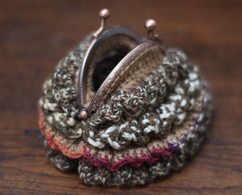 Gehäkelte Geldbörse, Makeup Lustige Tasche, Etui Schlüsseletui, Verspielte Kleine Geldbörse von Betulek