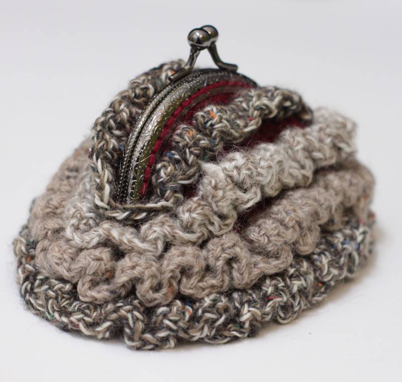 Gehäkelter Geldbeutel, Kosmetik-Make-Up-Beutel, Schlüsseletui von Betulek