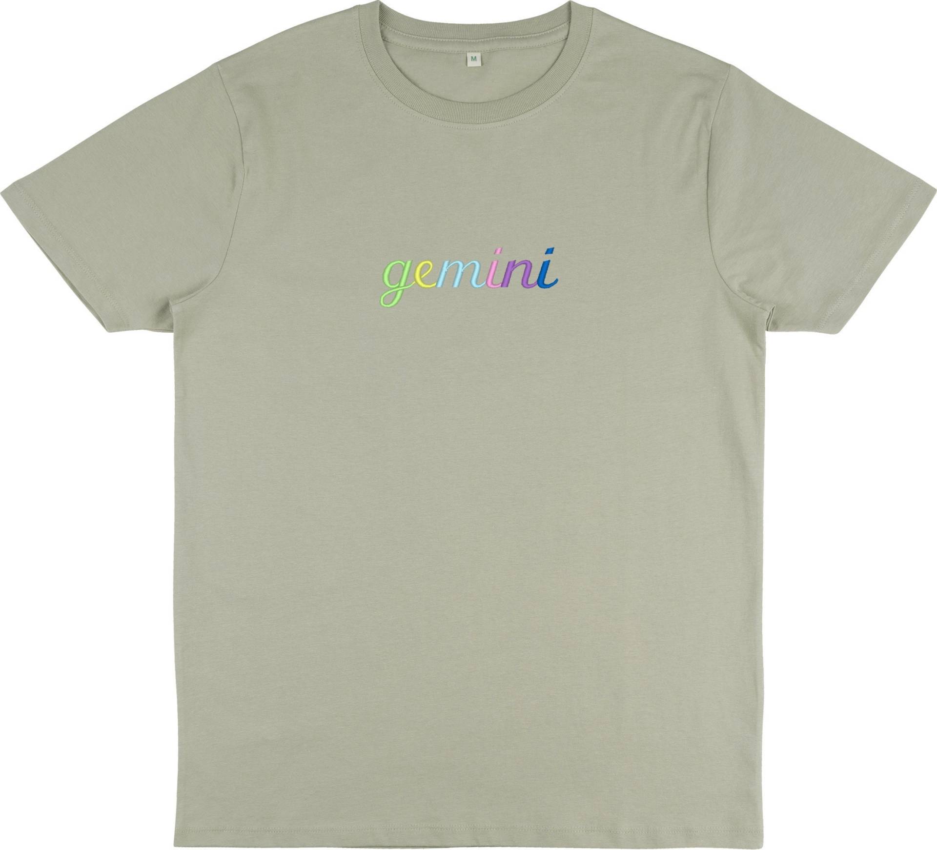 Besticktes T-Shirt Aus Bio-Baumwolle Mit Zwillingen | Astrologie-Grafik-T-Shirt Sternzeichen Bekleidung Besticktes T-Shirt Aus Bio-Baumwolle Mit Zwillingen | Astrologie-Grafik-T-Shirt Sternzeichen Bekleidung von BetweenTheLinesUK