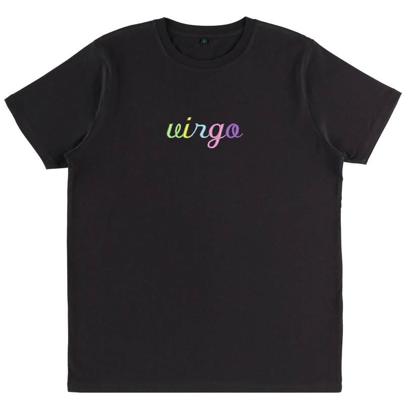 Gestickte Jungfrau Bio-Baumwolle T-Shirt | Astrologie-Grafik-T-Shirt Sternzeichen Bekleidung Gestickte Jungfrau Bio-Baumwolle T-Shirt | Astrologie-Grafik-T-Shirt Sternzeichen Bekleidung von BetweenTheLinesUK