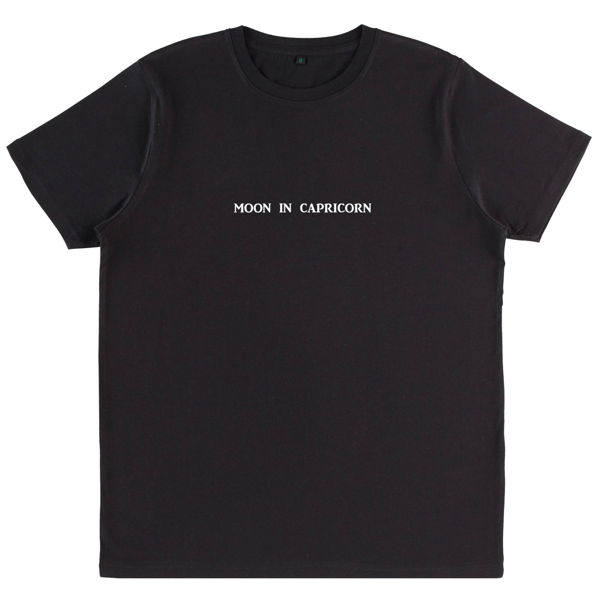 Mond Im Steinbock T-Shirt Aus Bio-Baumwolle | Astrologie-Grafik-T-Shirt Sternzeichen Shirt Mond Im Steinbock T-Shirt Aus Bio-Baumwolle | Astrologie-Grafik-T-Shirt Sternzeichen Shirt von BetweenTheLinesUK