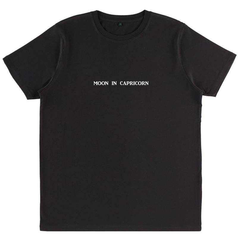 Mond Im Steinbock T-Shirt Aus Bio-Baumwolle | Astrologie-Grafik-T-Shirt Sternzeichen Shirt Mond Im Steinbock T-Shirt Aus Bio-Baumwolle | Astrologie-Grafik-T-Shirt Sternzeichen Shirt von BetweenTheLinesUK