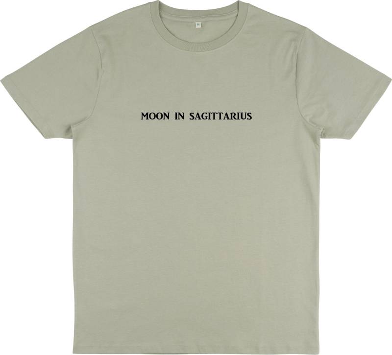 Moon in Sagittarius Bio-Baumwolle T-Shirt | Astrologie-Grafik-T-Shirt Sternzeichen Shirt Moon in Sagittarius Bio-Baumwolle T-Shirt | Astrologie-Grafik-T-Shirt Sternzeichen Shirt von BetweenTheLinesUK