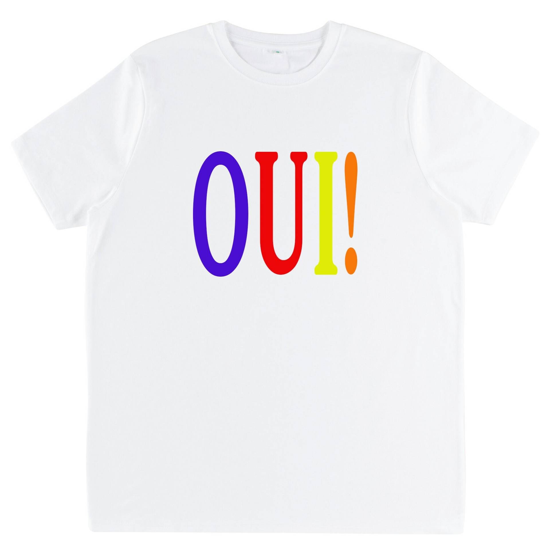Oui T-Shirt Aus Bio-Baumwolle Oui T-Shirt Aus Bio-Baumwolle von BetweenTheLinesUK