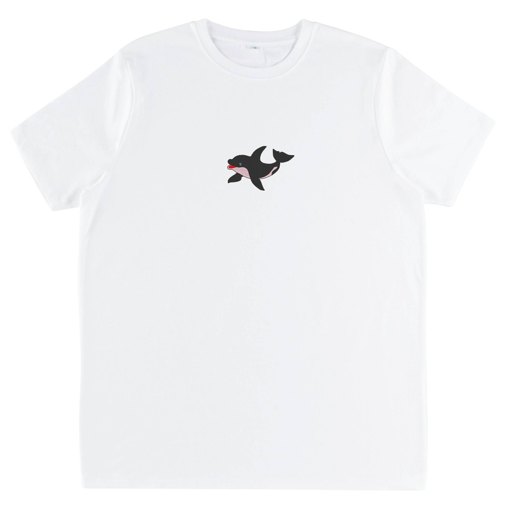 Wal T-Shirt - Besticktes Aus Bio-Baumwolle Wal T-Shirt - Besticktes Aus Bio-Baumwolle von BetweenTheLinesUK
