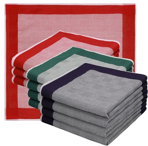 Betz 12 Stück Taschentücher Stofftaschentücher Damen Herrentaschentücher Männertaschentücher 100% Baumwolle 43 x 43 cm Dessin 4 Betz 12 Stück Taschentücher Stofftaschentücher Damen Herrentaschentücher Männertaschentücher 100% Baumwolle 43 x 43 cm Dessin 4 von Betz
